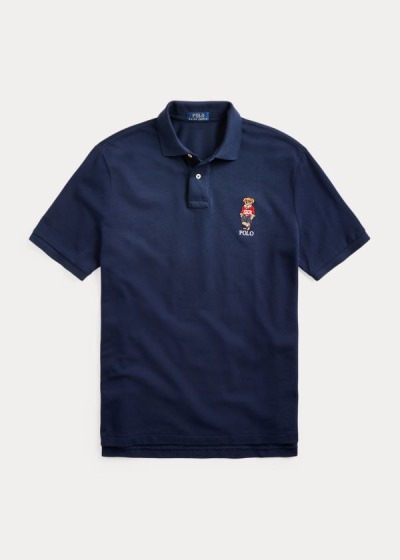 Men's Polo Ralph Lauren Classic Polo Sport Bear Polos | 687549BMZ